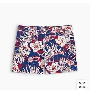 JCREW Cotton short in retro floral